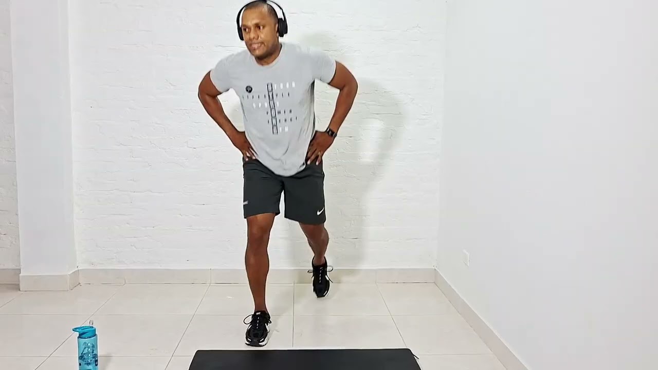 [Dia 5 de 28]Entrena conmigo I Cardio Fluido SIN SALTOS I Quema grasa en casa I Principiantes