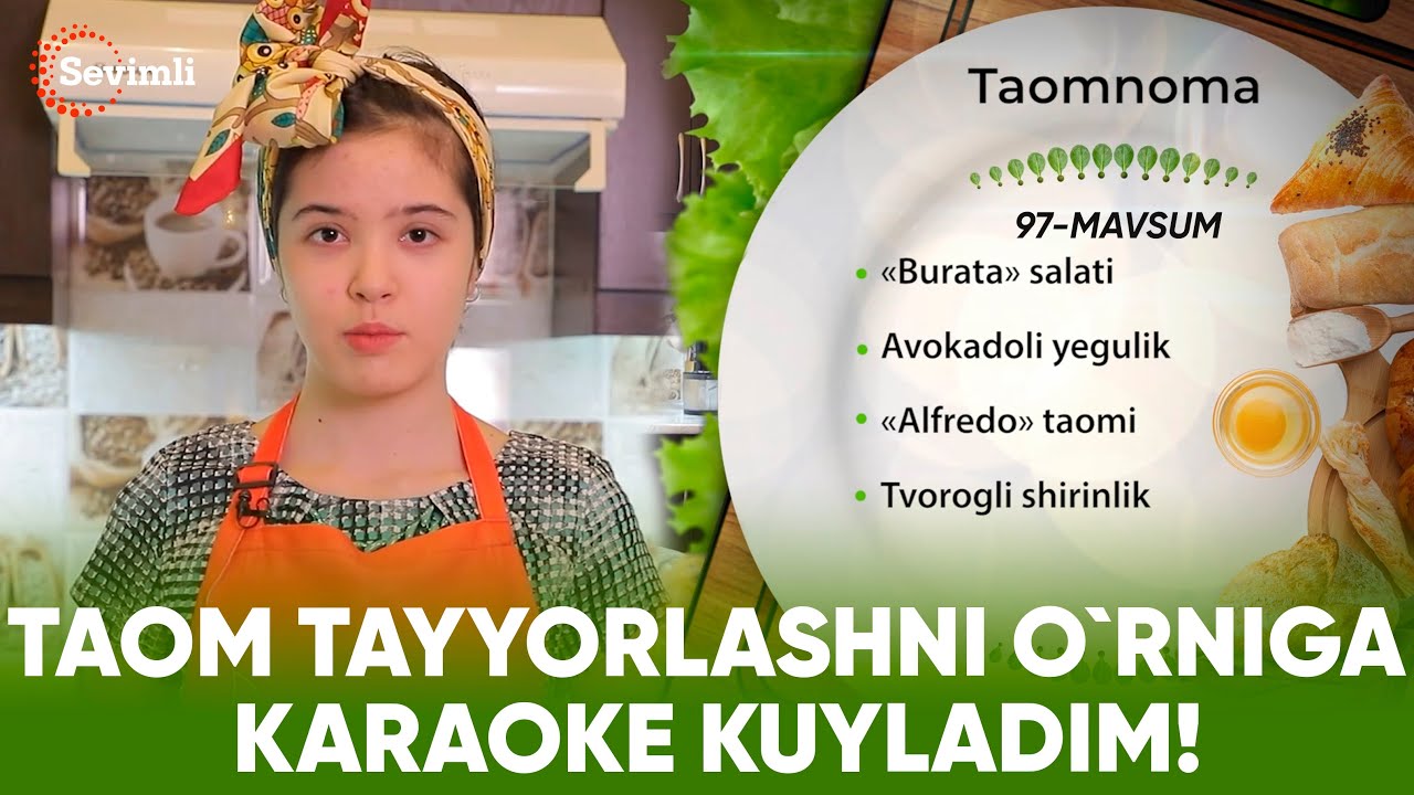 OLOV PAZANDA 97-MAVSUM 3-QISM TAOM TAYYORLASHNI O`RNIGA KARAOKE KUYLADIM!