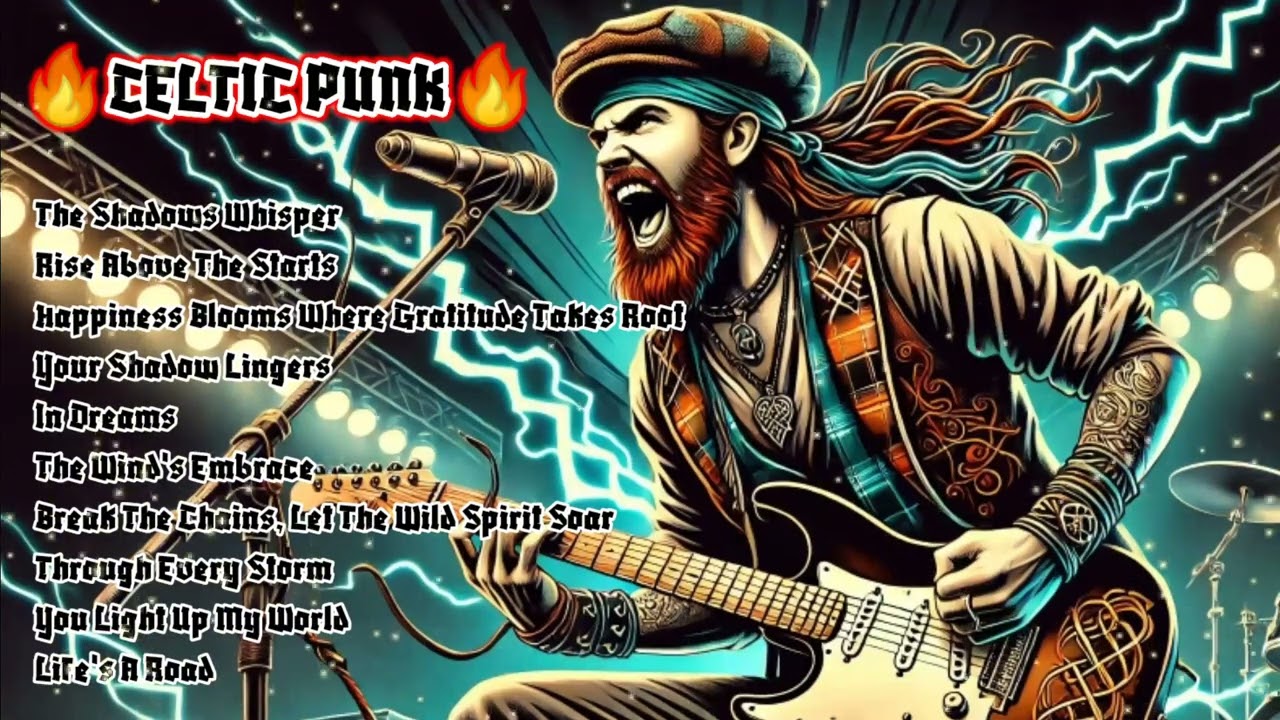 Punk Rock, Celtic Punk Happiness Blooms Where Gratitude Takes Roat Full Album 2024 By BlackPunk