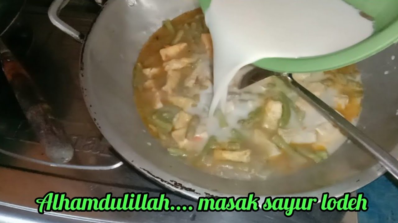 Alhamdulillah...... Rejeki hari ini, masak sayur lodeh buat buka puasa.