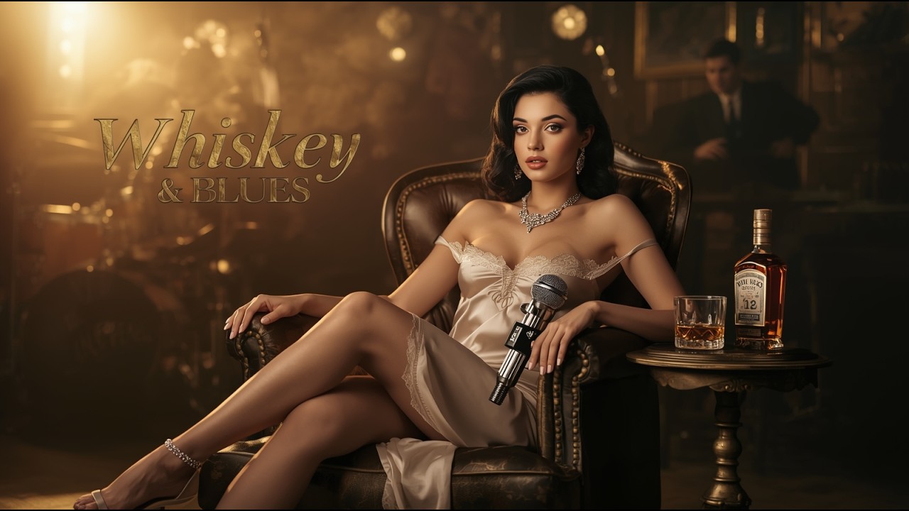 Midnight Whiskey Blues | Old Melody, Somber & Emotional | Rustic Blues For Wandering Souls
