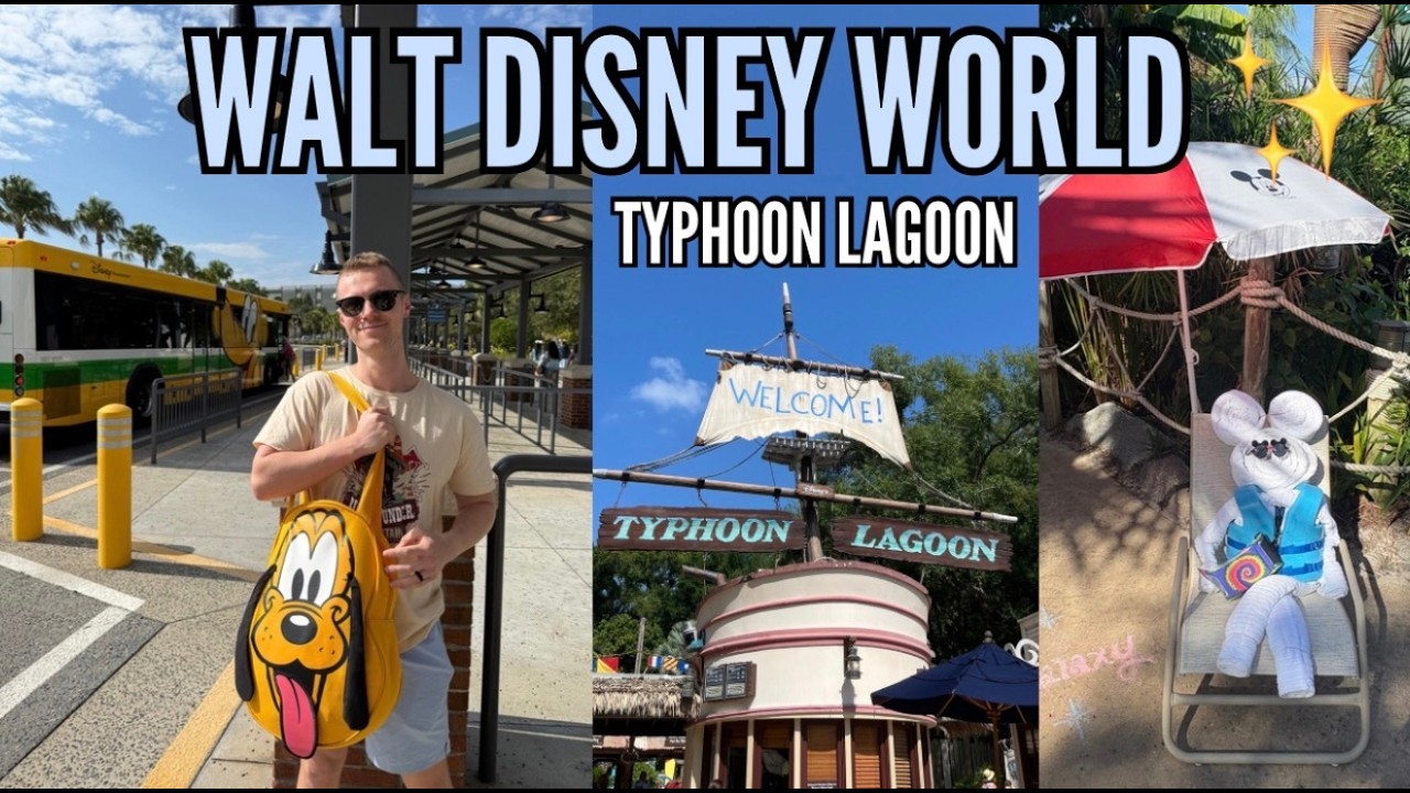 WALT DISNEY WORLD ✨ Typhoon Lagoon! Disney Waterpark! 🌞🌊 #waltdisneyworld