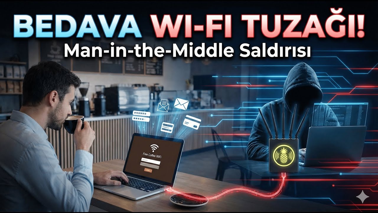 Bedava Wi-Fi Kullanmayın! Şifreleriniz Saniyeler İçinde Çalınabilir