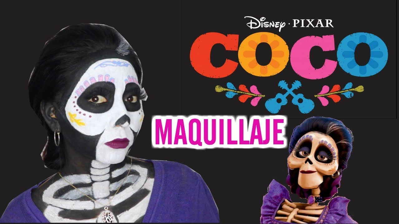 MAQUILLAJE INSPIRADO EN LA PELICULA COCO🌟Mama Imelda  🌟Disney Pixar 🌟 maglambymaleisa