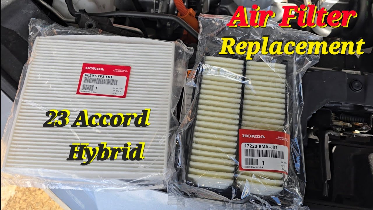 11TH GEN ACCORD HYBRID INTAKE AND CABIN AIR FILTER REPLACEMENT