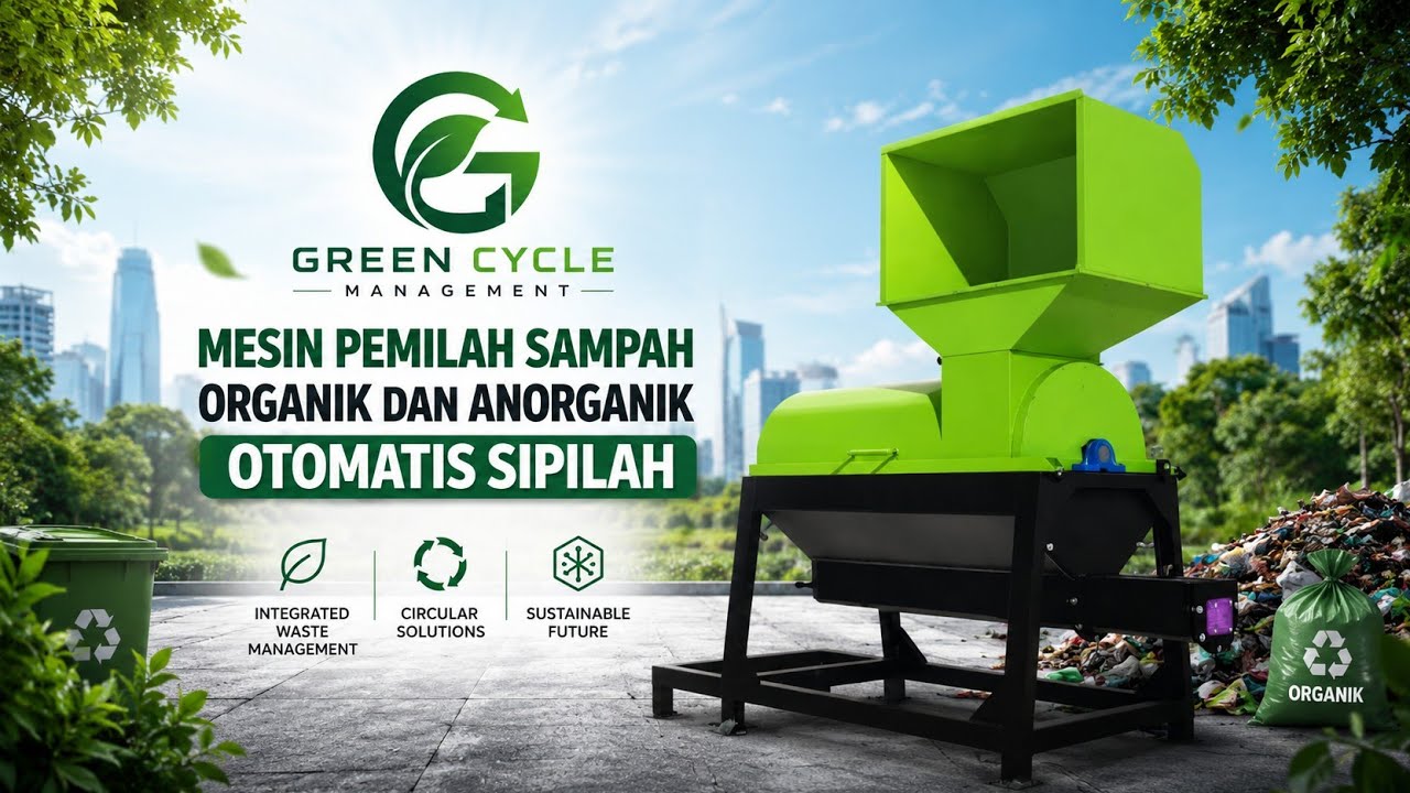 MESIN PEMILAH SAMPAH ORGANIK DAN ANORGANIK OTOMATIS SIPILAH