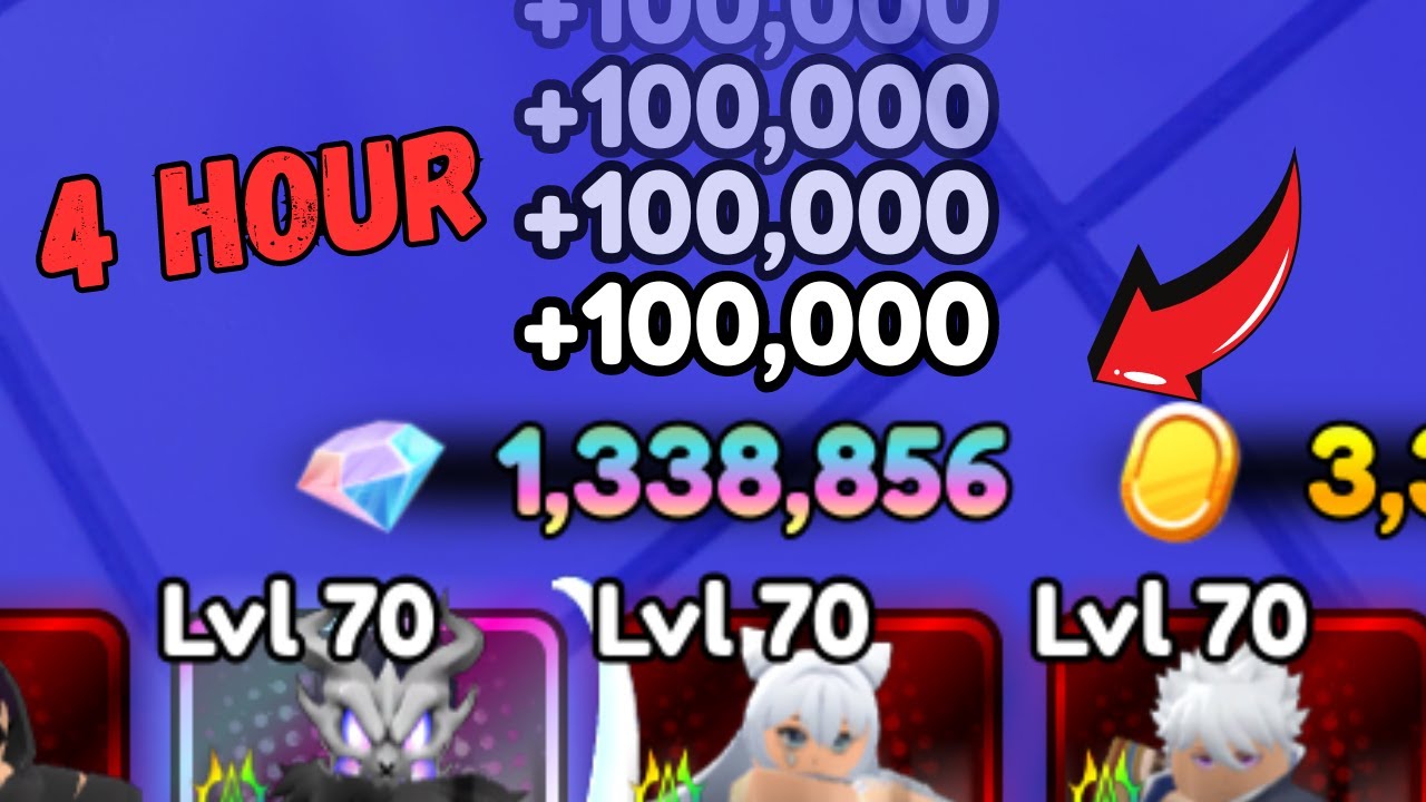 Tôi Đã Kiếm $1.000.000 Gems Trong 4 Tiếng ( Anime Defenders )