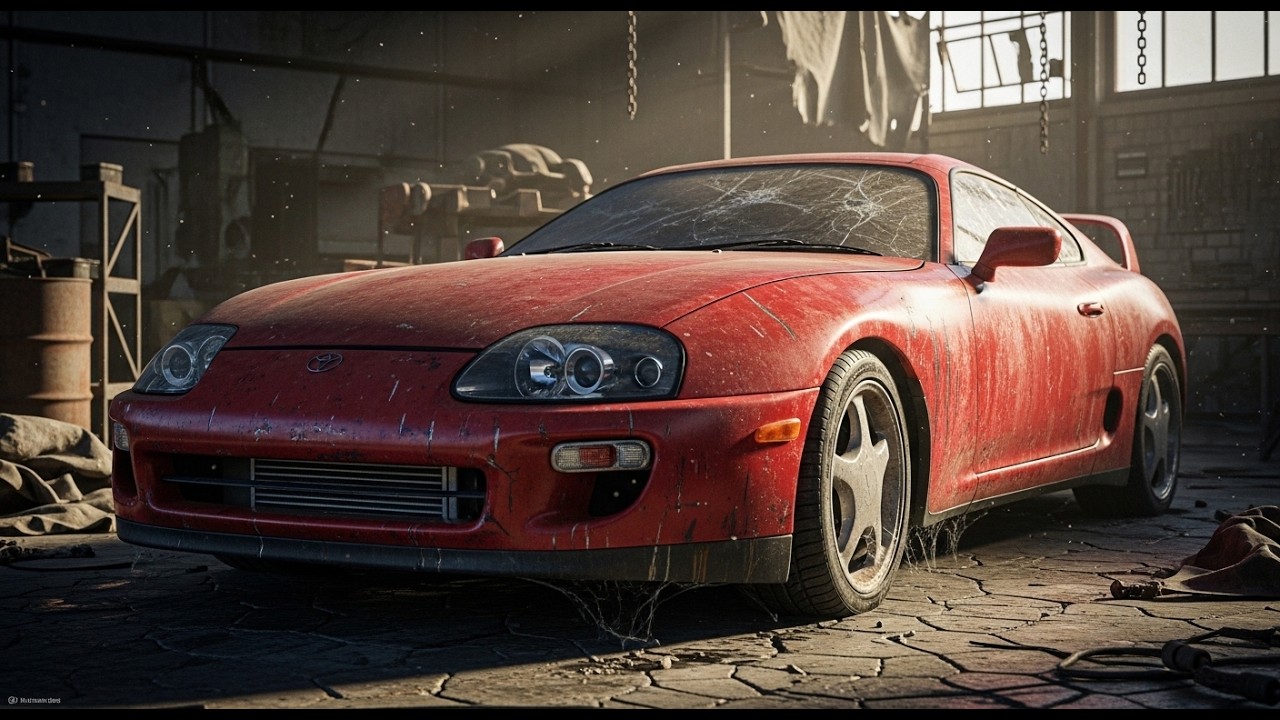 Abandoned Toyota Supra Mk4 1994 Restoration — From Rusted Ruin to Legendary Beast.