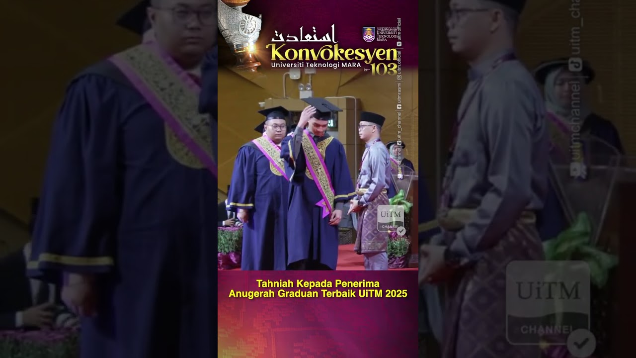 Penerima Anugerah Graduan Terbaik UiTM 2025