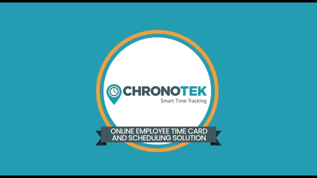 Chronotek Employee Online Time Card and Scheduling Solution