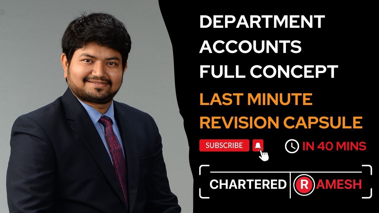 Department Accounts Full Concept Capsule