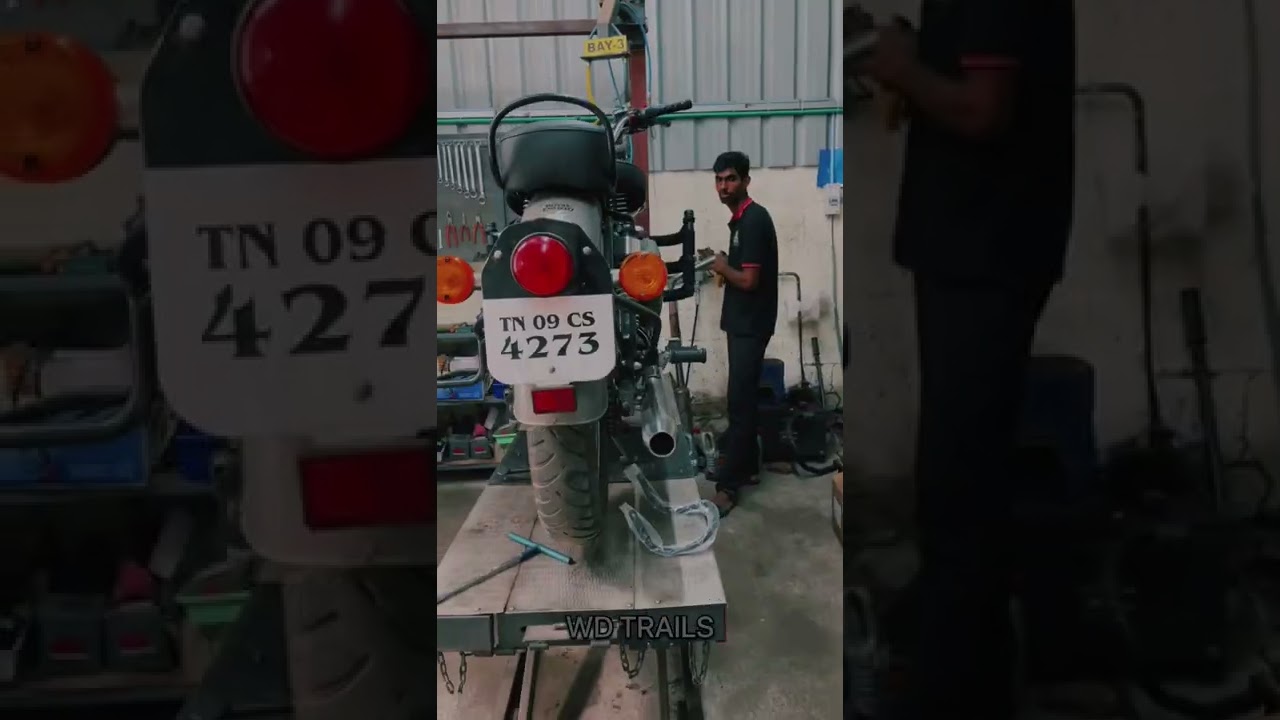Royal Enfield service in a minute