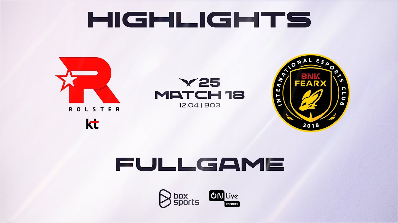 FULL HIGHLIGHTS KT vs BFX | MATCH 18 | 2025 LCK | 04.12.2025