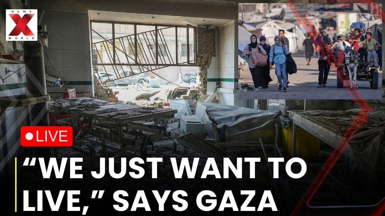 Israel-Gaza War LIVE : Voices Of Pain From Gaza&rsquo;s Bombed Schools | NewsX World