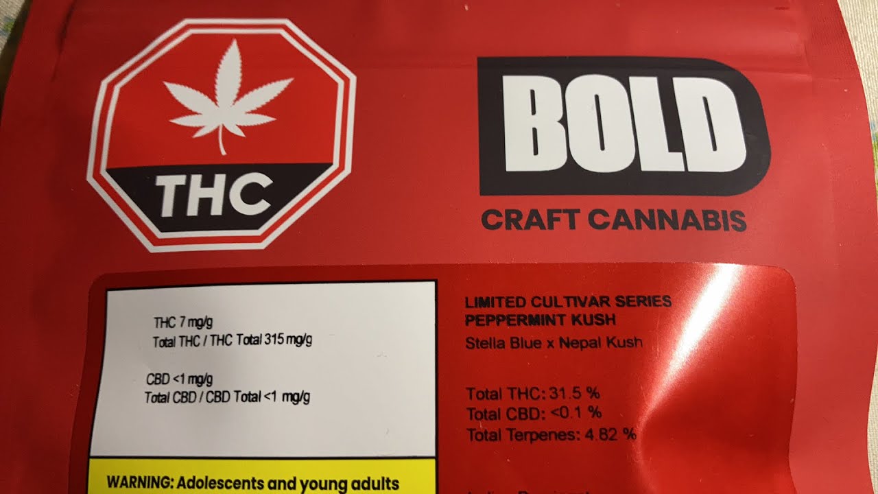 Peppermint Kush | Stella Blue x Nepal Kush 31.5% THC INDICA 🥴