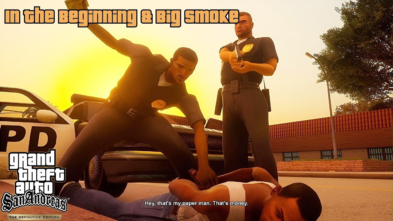 In The Beginning & Big Smoke | GTA: San Andreas - The Definitive Edition | Mission 1