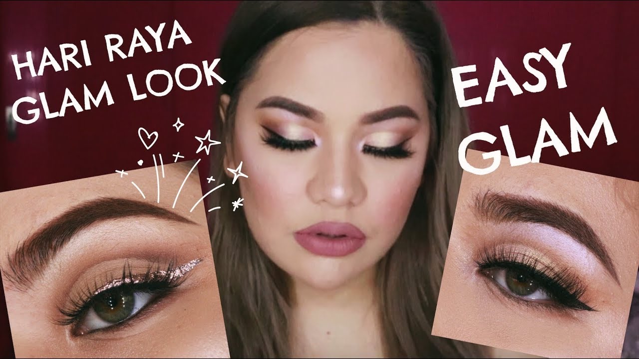 2 Easy Glam Looks For Hari Raya + Long lasting makeup Base