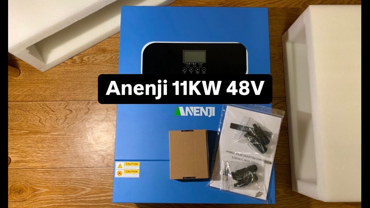 Гибридный инвертор ANENJI 48V 11KW / распаковка / собственное потребление / что внутри