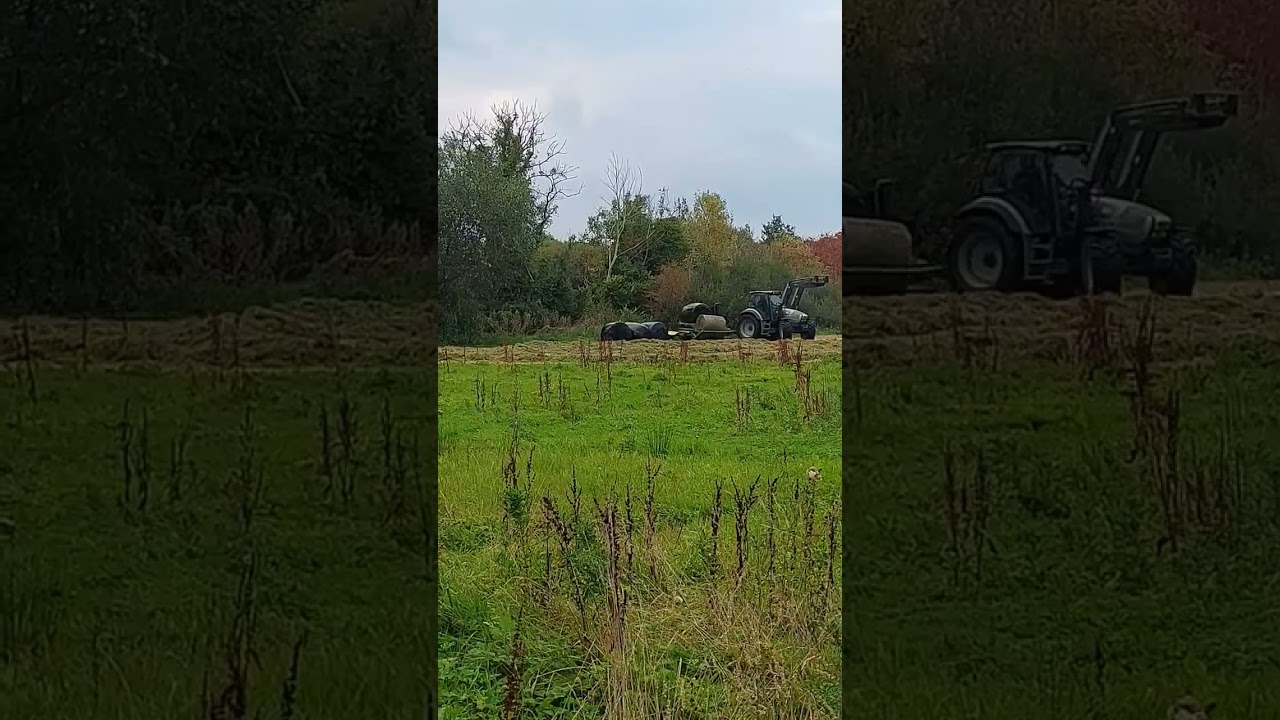 Bailing grass in Tipperary Ireland 🇮🇪 