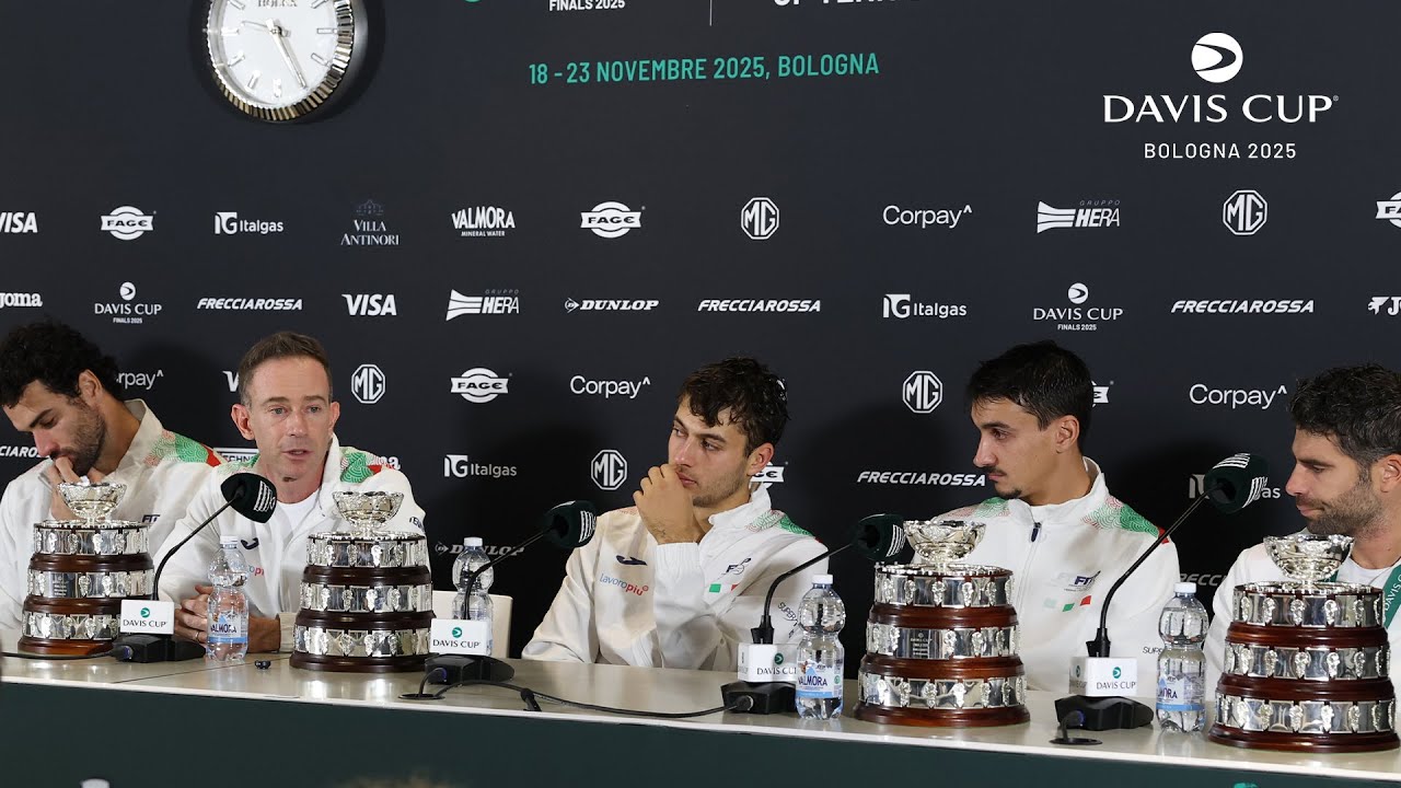 Italy react to winning the Davis Cup 🎤 | Press Conference | 2025 Davis Cup Final 8