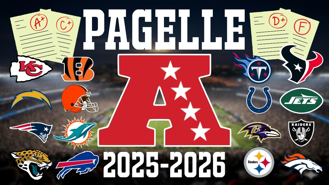 PAGELLE DI FINE STAGIONE NFL: AFC 2025-2026