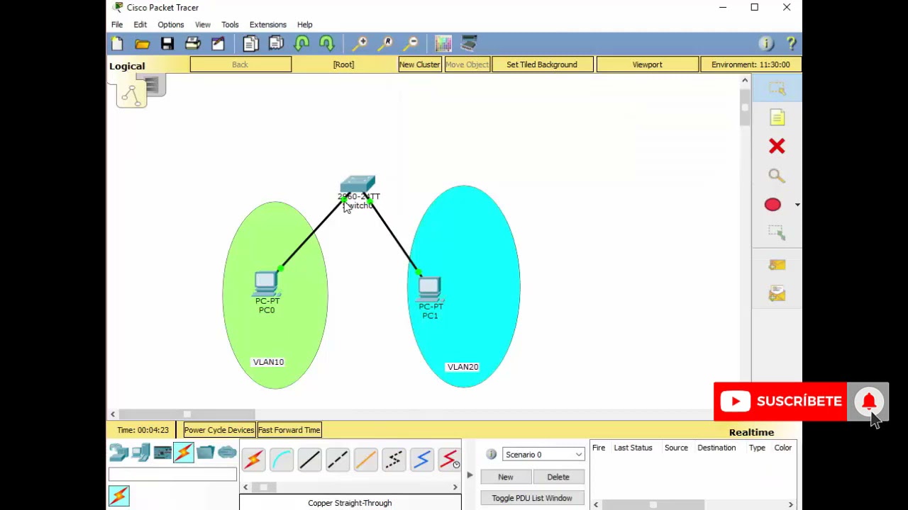 Como Crear y Configurar una VLAN Cisco Packet Tracer - Cisco CCNA