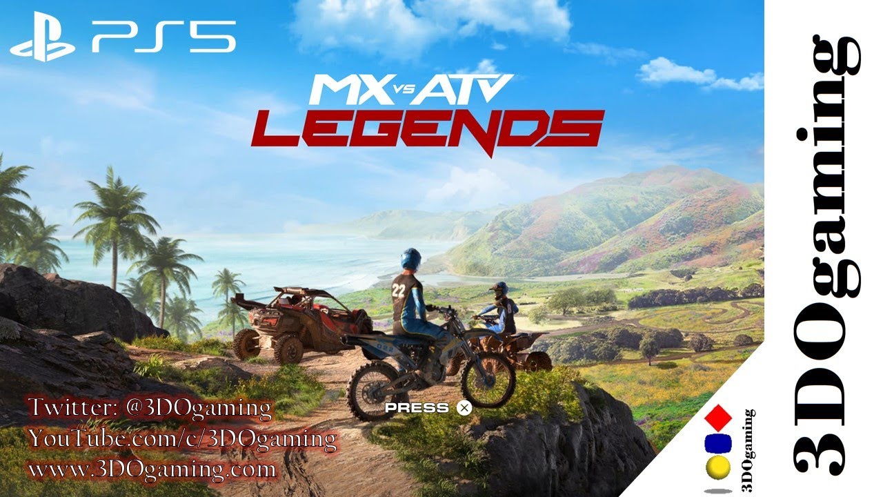 MX vs ATV Legends on the Sony PlayStation 5 - Testing Controls and Tutorial
