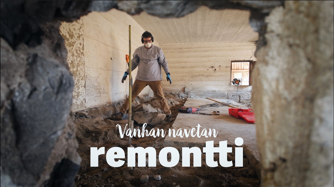 Navetan kunnostus hevostalliksi osa 1 | Remontti | Maatila #ratsastus #hevonen #hevostila
