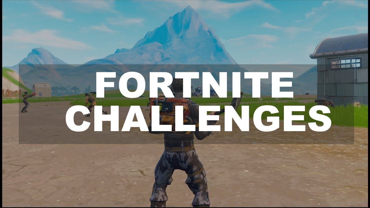 Tehd&auml;&auml;n erilaisia haasteita!!  | Fortnite Suomi