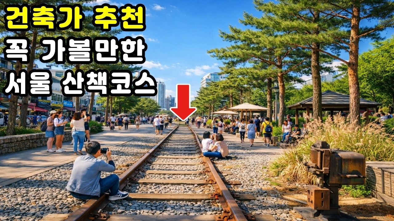 🌳여기가 원래 기찻길이었다고요?🚉 서울 한복판 걷기 좋은 선형공원!