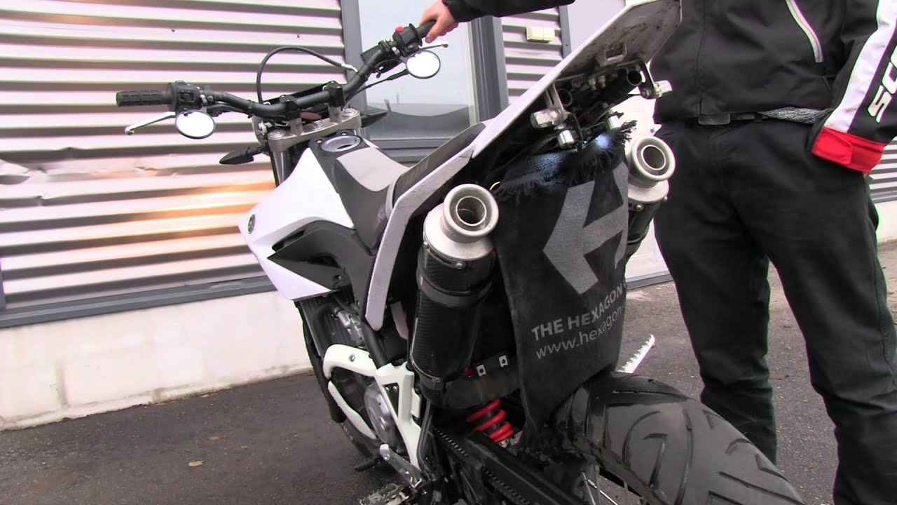 Yamaha wr125 Double Exhaust Soundcheck