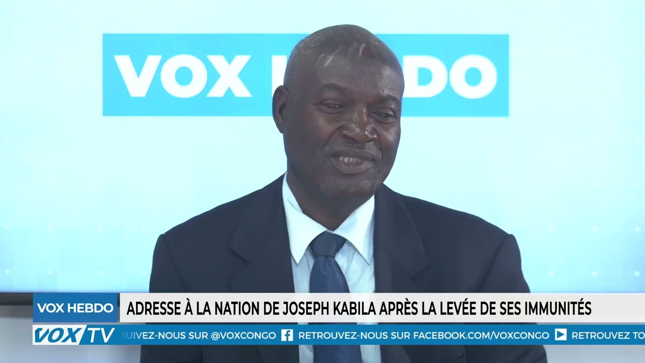 VoxHebdo  | Adresse à la nation de Joseph Kabila — Situation de Lassy Mbouity