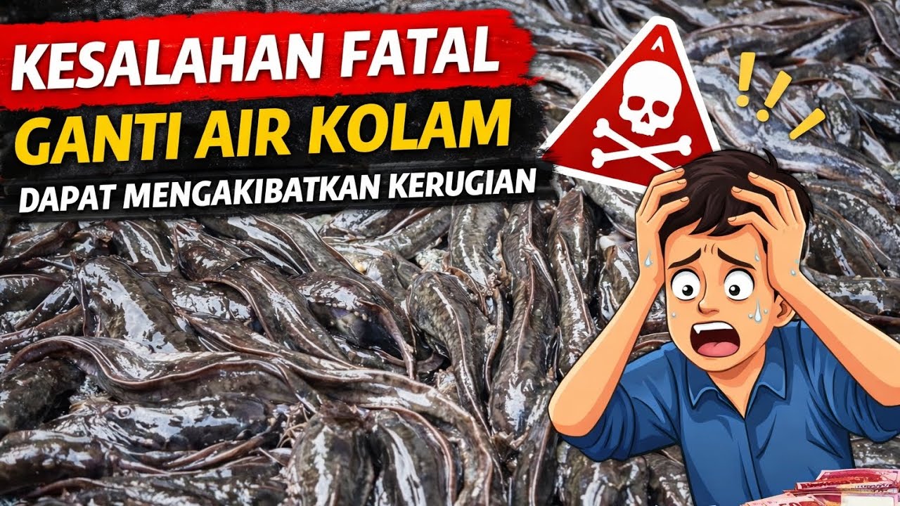 Salah Ganti Air Kolam!! Ikan Mati &Rugi Besar #BudidayaIkan#EdukasiPerikanan @HendraChanel165 