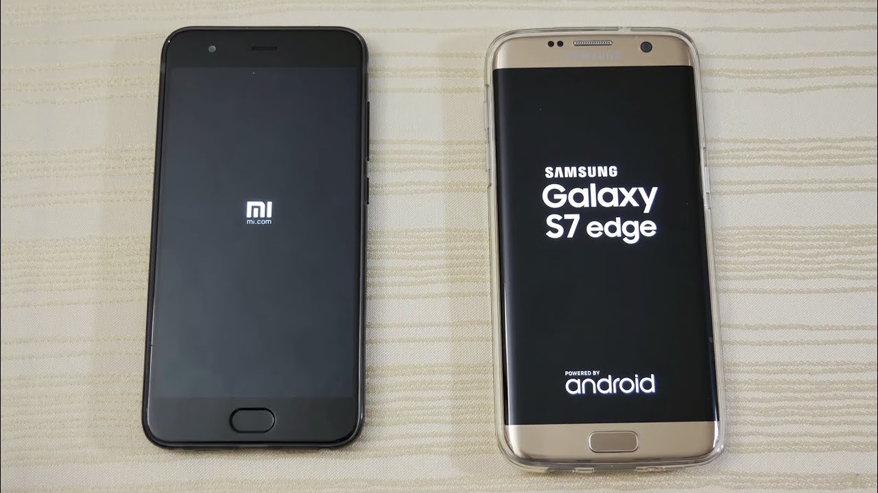 Xiaomi Mi6 vs S7 Edge - Speed Test! (4K)