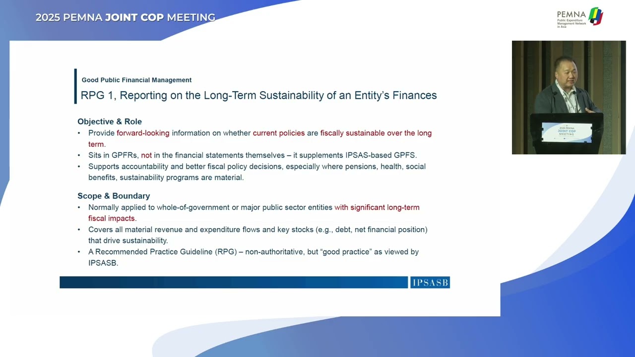 Fiscal Sustainability Reporting for Service Delivery (IPSASB)