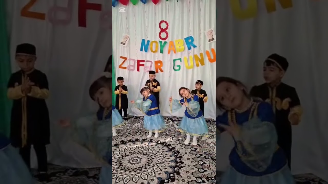 Bərdə şəhər 3 saylı körpələr evi-uşaq bağçası ZƏFƏR GÜNÜ tədbirindən balaca fidanlarımızın rəqsi👍