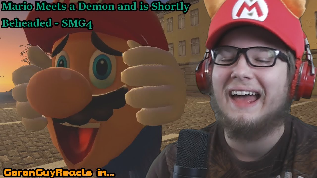 (SICK TRICKS MARIO!) Mario Meets a Demon and is Shortly Beheaded - SMG4 - GoronGuyReacts