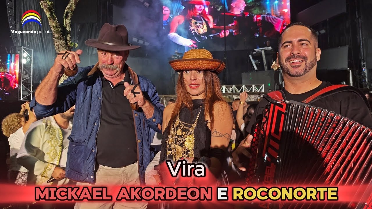 Mickael Akordeon toca o Vira com o Grupo Roconorte e o público vai ao rubro - Freixo - Ponte de Lima