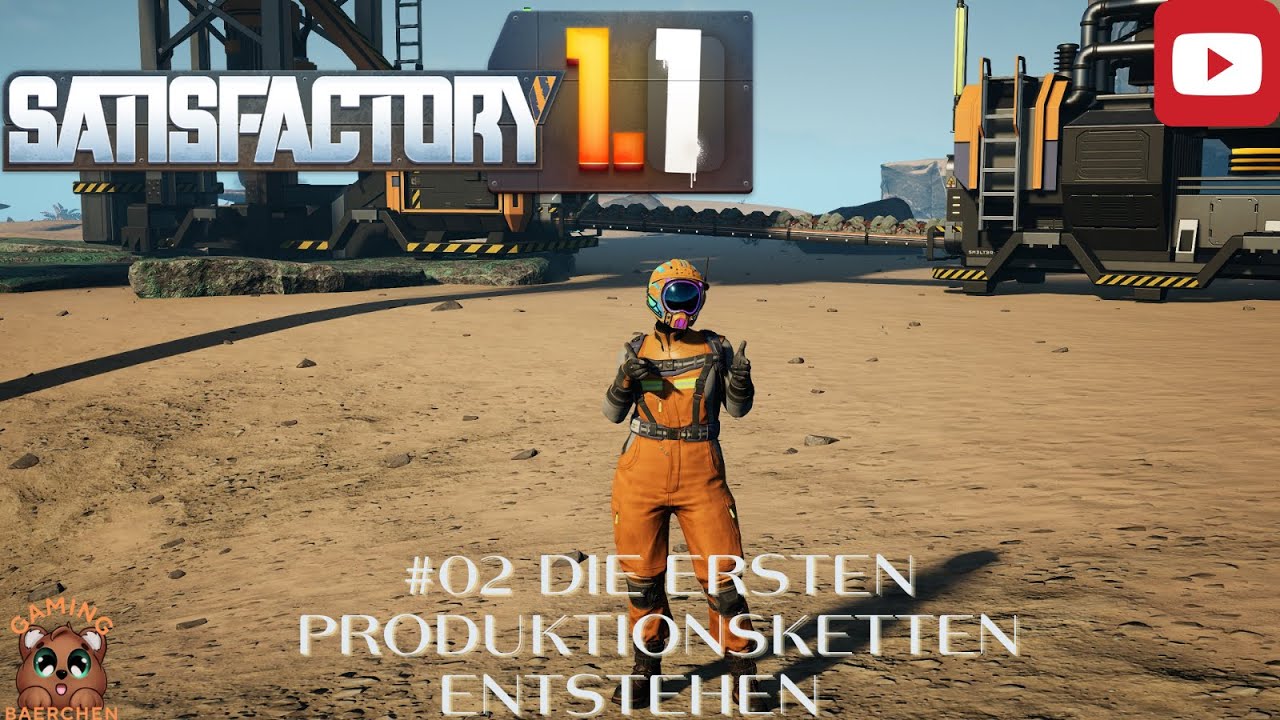 Satisfactory 🏗️ 02 Die ersten Produktionsketten entstehen