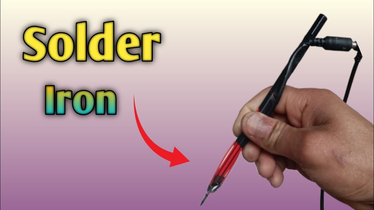 Pencil Se Solder Iron Kaise banaen/ How To Make Pencil Solder Iron 😱