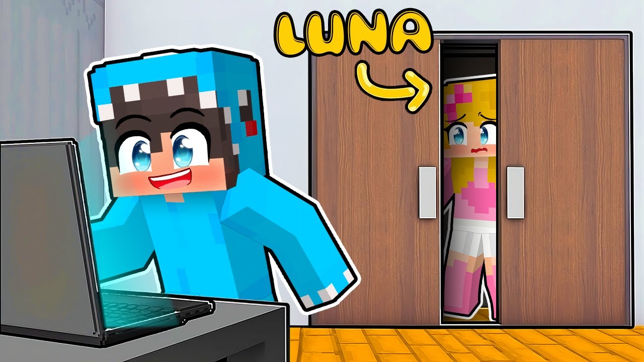 KRIJEM SE 24 SATA U KUĆI SIMPATIJE U MINECRAFTU!