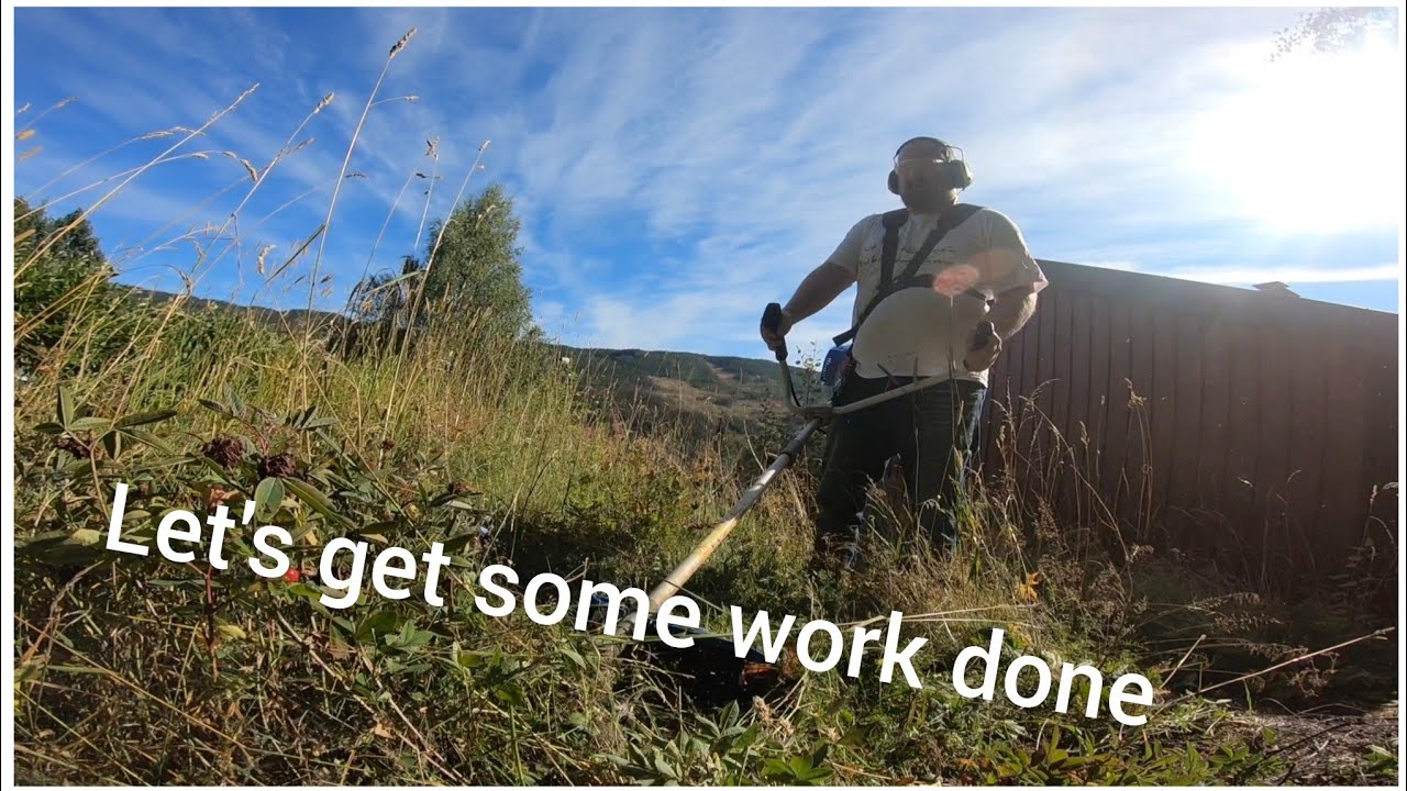 Back in the game, again. I do some garden work to get myself going.