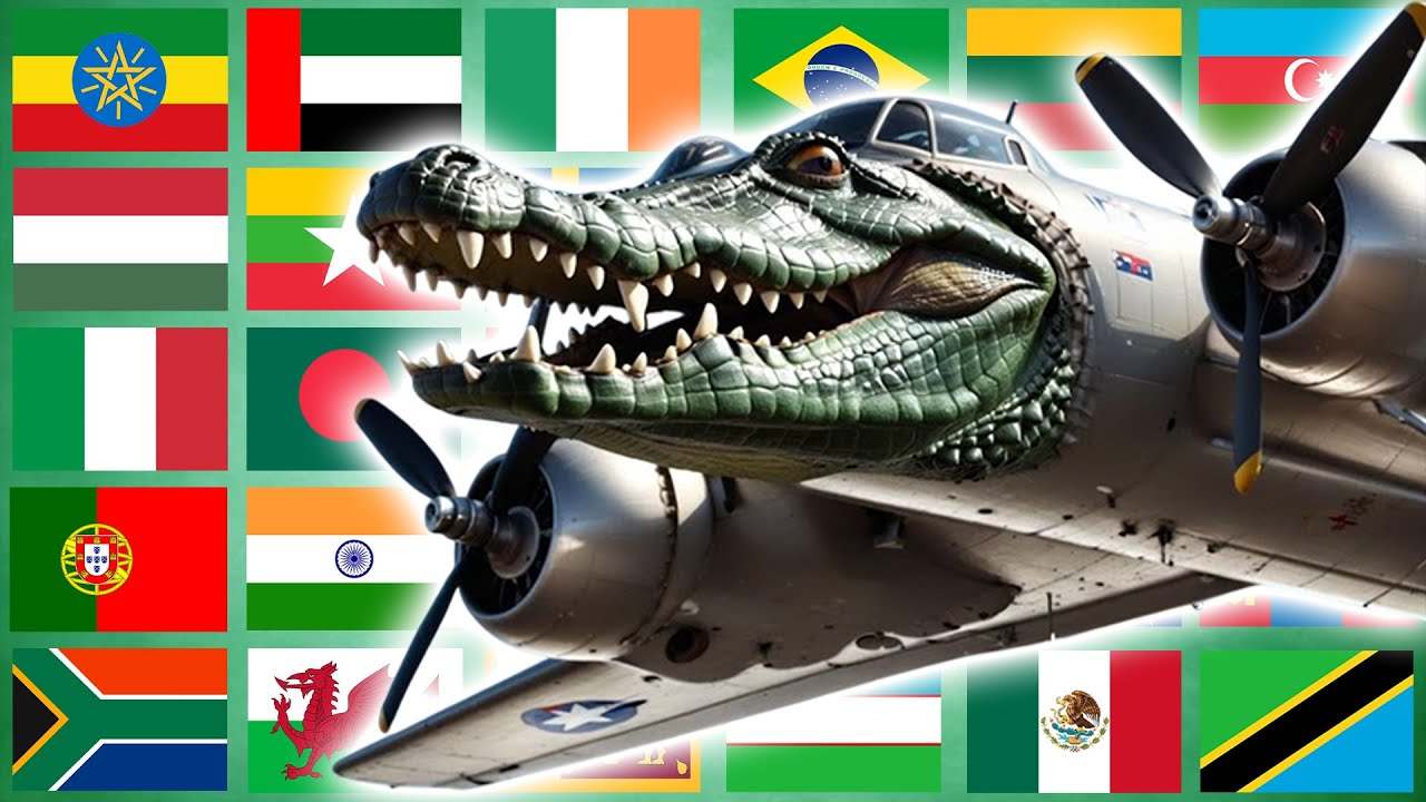 Bombardiro Crocodilo in 70 Languages Meme
