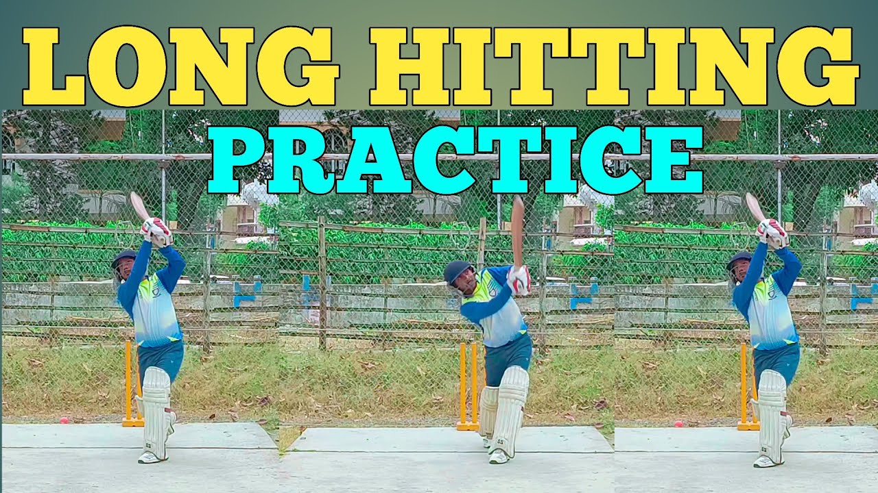 LONG HITTING IN CRICKET || LONG HITTING PRACTICE