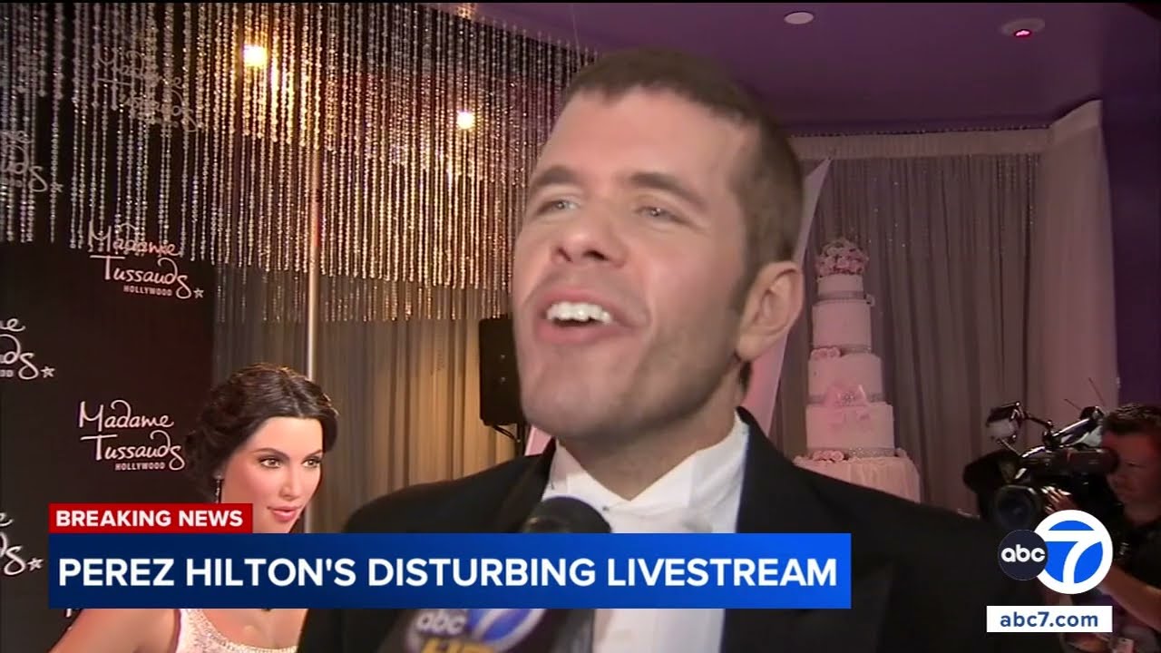 Police respond to Perez Hilton's home after he appeared to harm himself on livestream