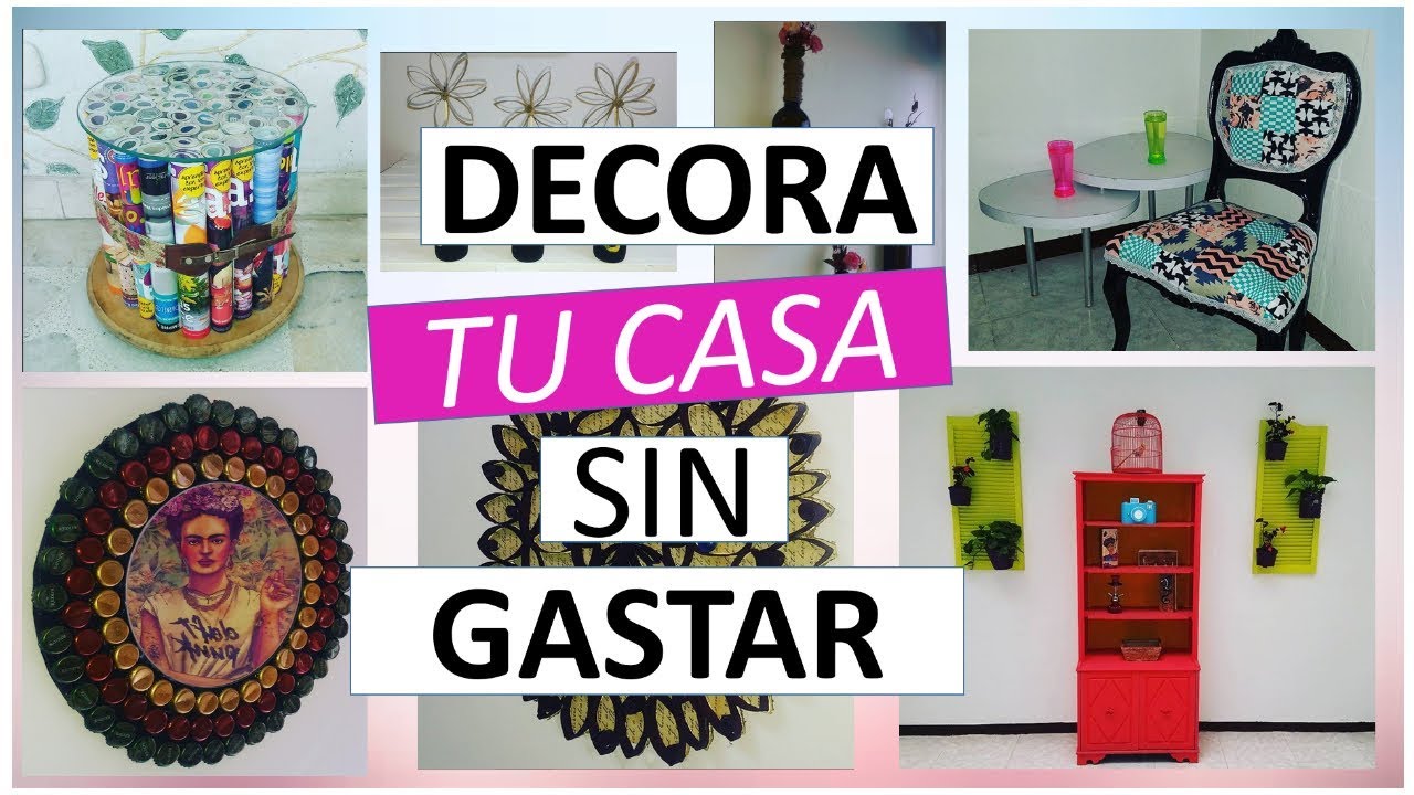 11 MANUALIDADES fáciles para DECORAR sin gastar mucho (Con reciclaje)