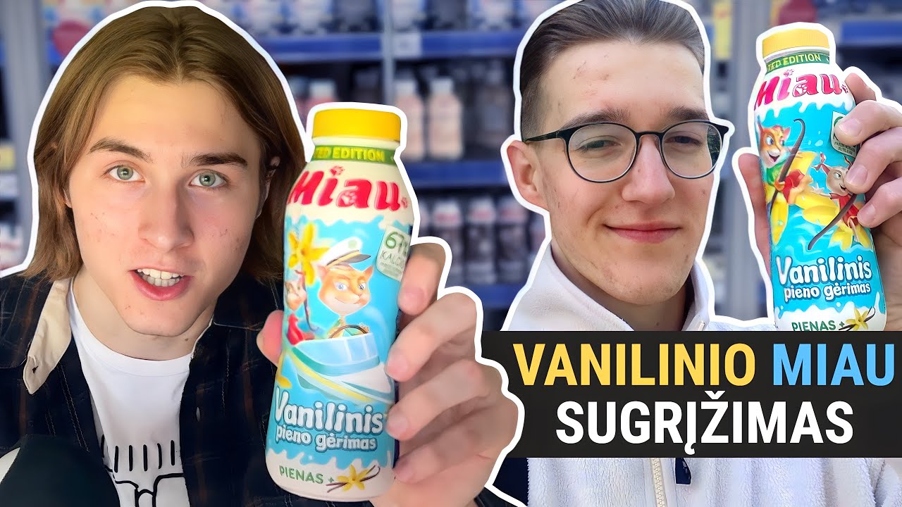 VANILINIS MIAU SUGRĮŽO