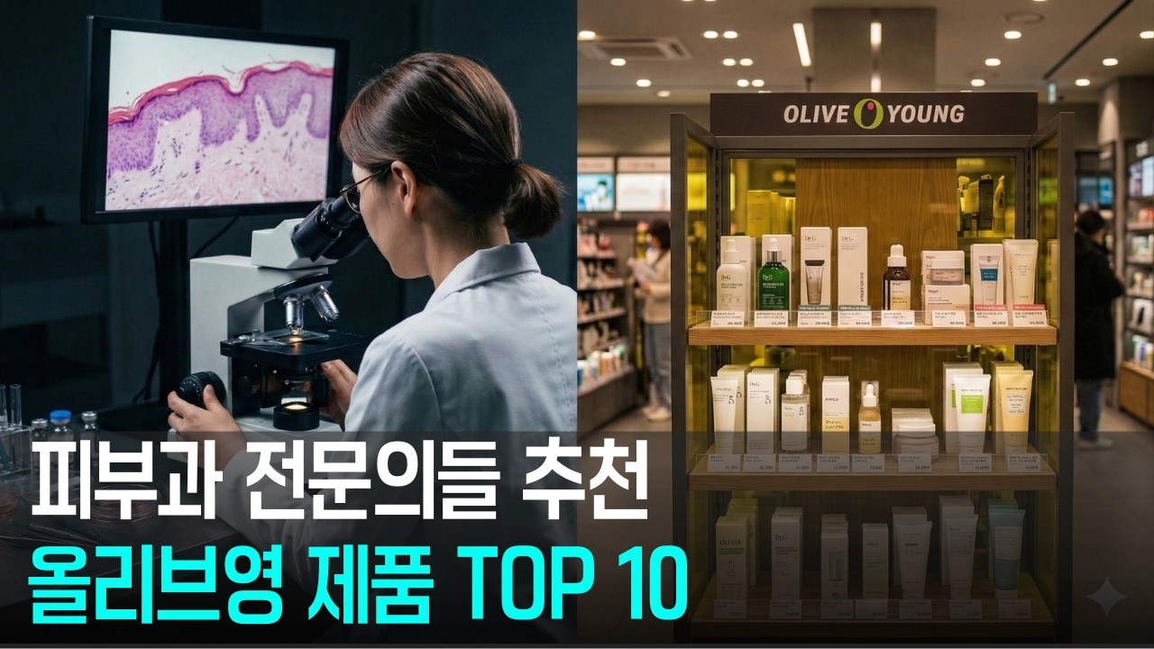 “올리브영 추천템 TOP 10” 피부과 전문의들이 성분 보고 직접 고른 제품이 이것?! (광고없음 , 성분분석)