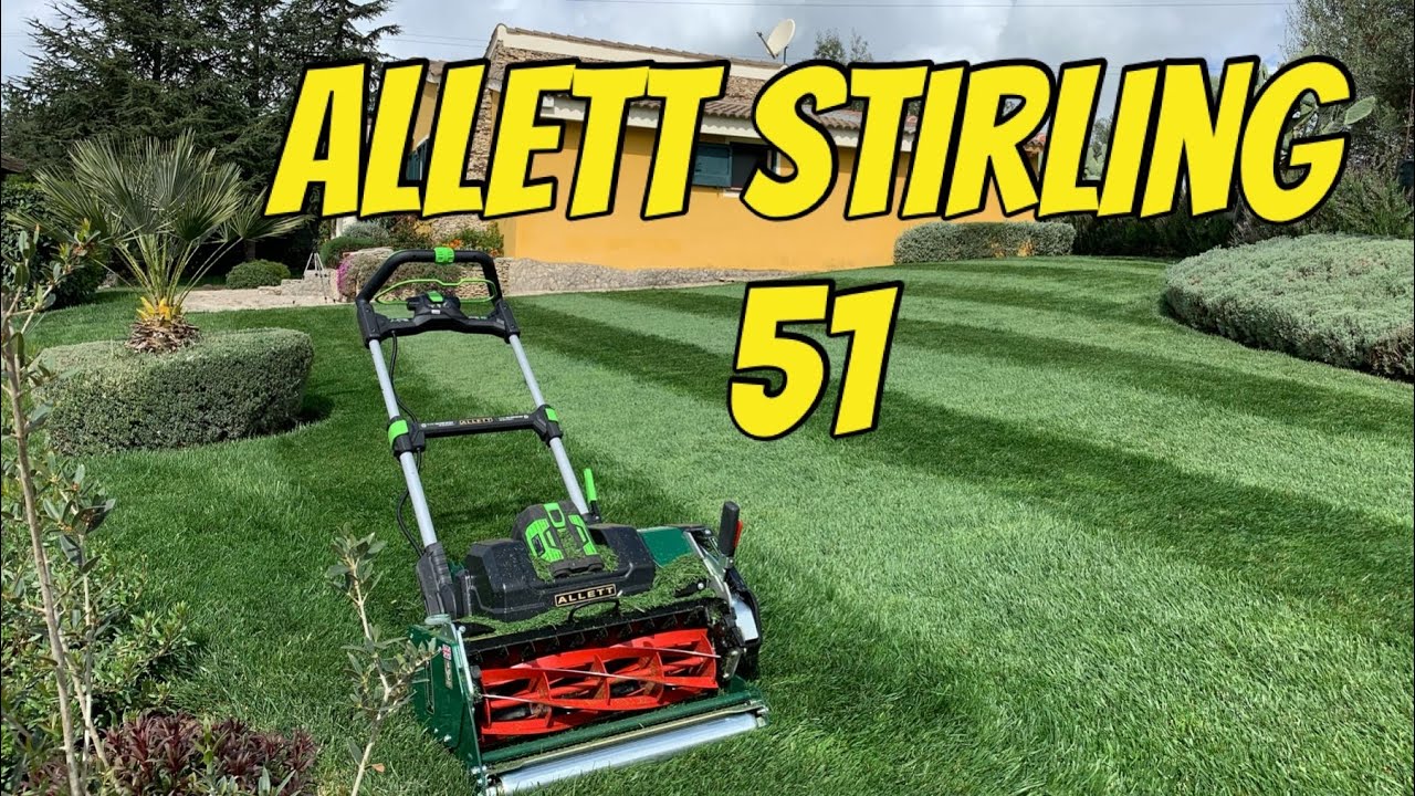 Rasaerba elicoidale Allett stirling 51 a batteria 56v