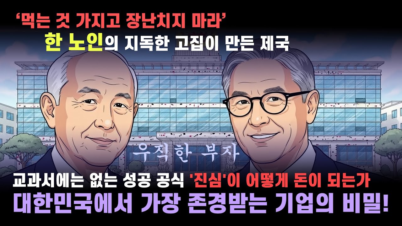 교과서에도 없는 성공공식 '진심'이 어떻게 돈이 되었는가? - '먹는 것 가지고 장난치지 마라' #오뚜기 #갓뚜기 #함태호 #함영준
